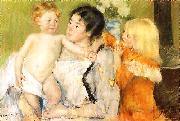 Mary Cassatt After the Bath painting